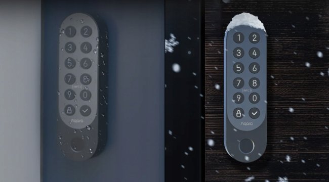 Bravë inteligjente Easygates Aqara Smart Lock U200 Kit, pa çelës, IPX5, argjendtë