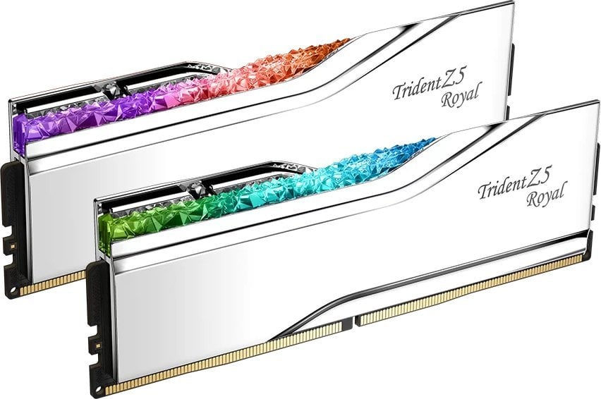 Memorie G.Skill Trident Z5 Royal, DDR5, 32 GB, 6400 MHz, CL32, F5-6400J3239G16GX2-TR5S