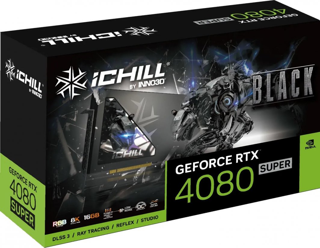 Kartelë grafike Inno3D GeForce RTX 4080 SUPER iCHILL Black 16GB GDDR6X