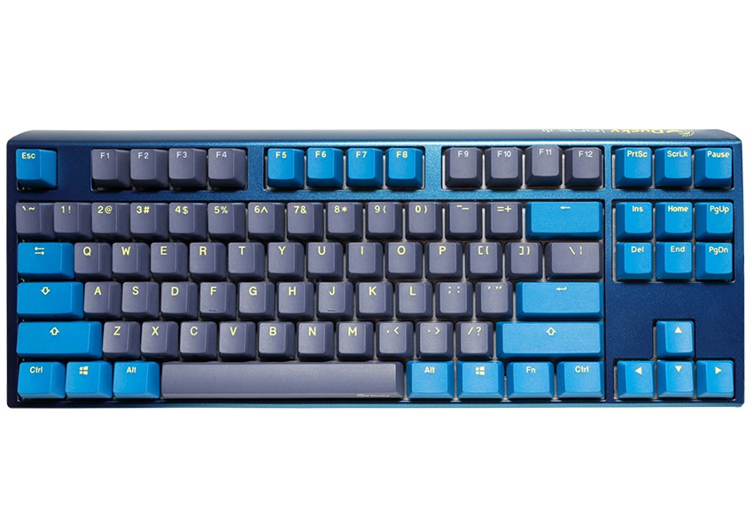 Tastierë për lojëra Ducky One 3 Daybreak TKL, Cherry MX Silent Red, RGB LED, e kaltër