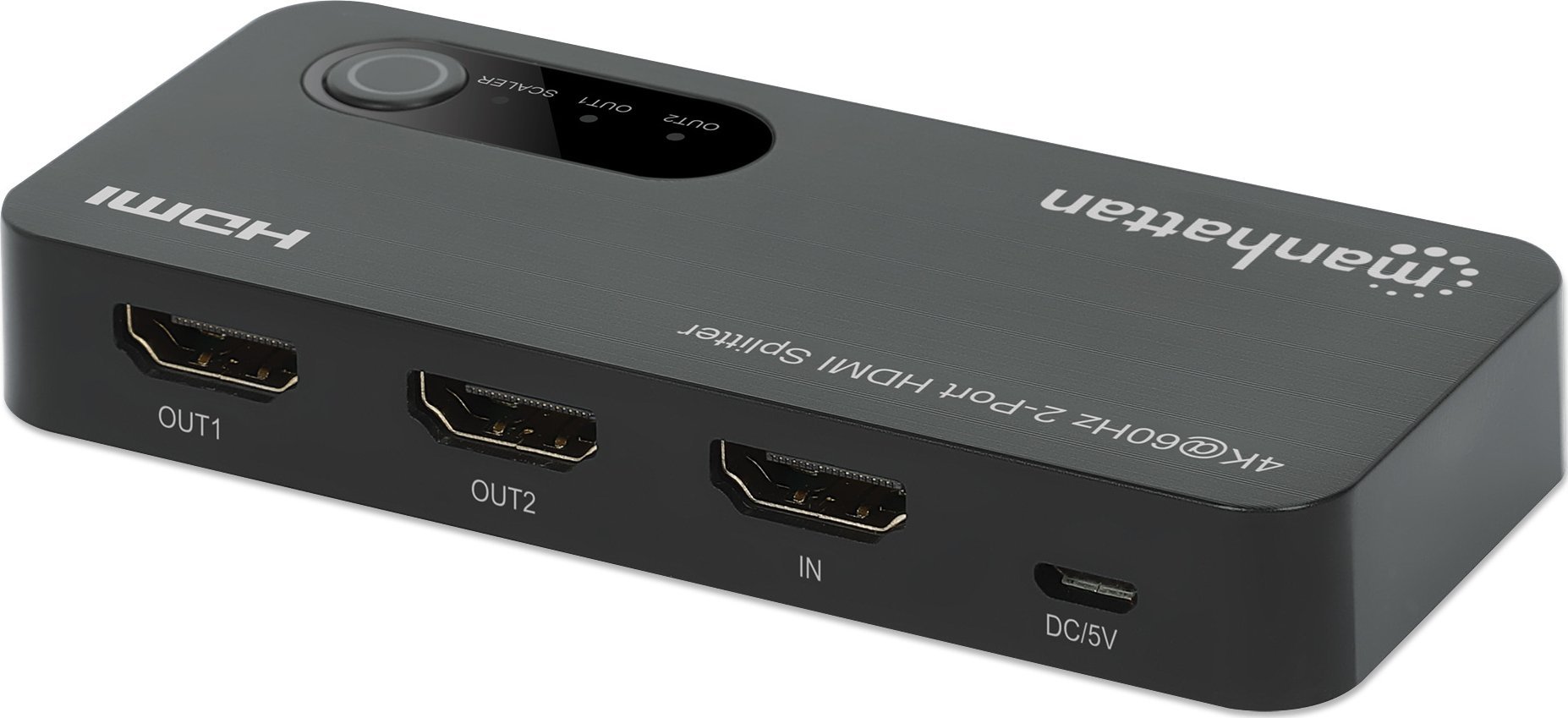 Splitter HDMI Manhattan 2 porta, 4K 60Hz, EDID, i zi