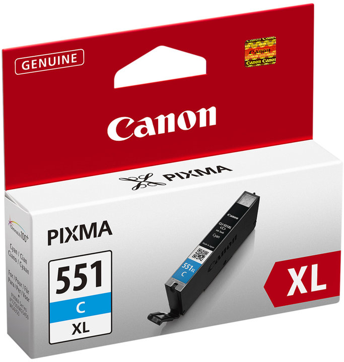 Ngjyrë për printer Canon CLI-551XL C, e kaltër