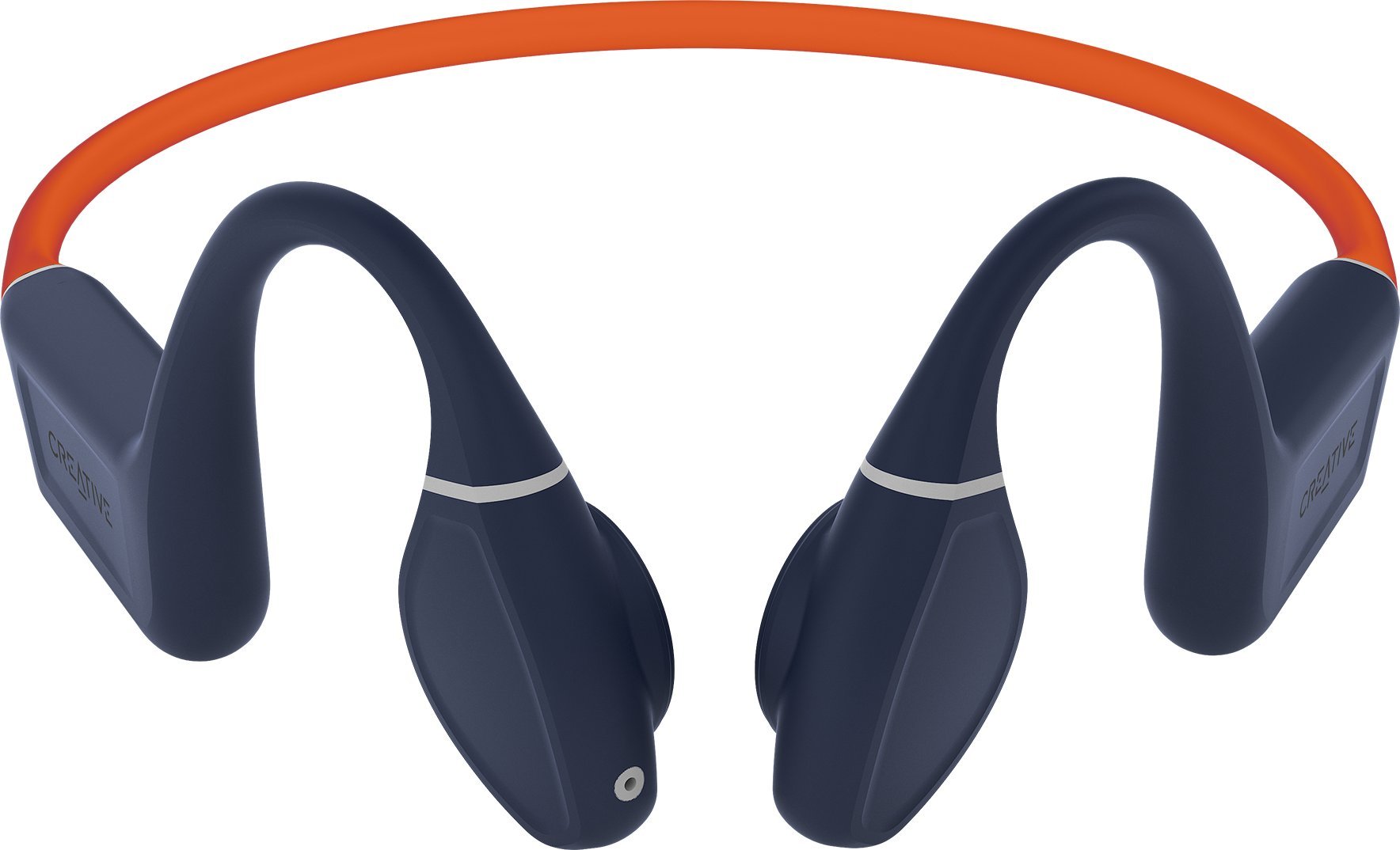 Kufje wireless Creative Outlier Free Pro Plus, bone conduction, 8GB, portokalli