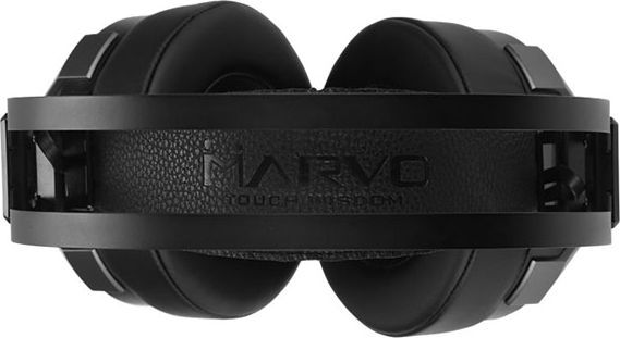 Kufje Marvo HG9015G, LED shumëngjyrësh, të zeza