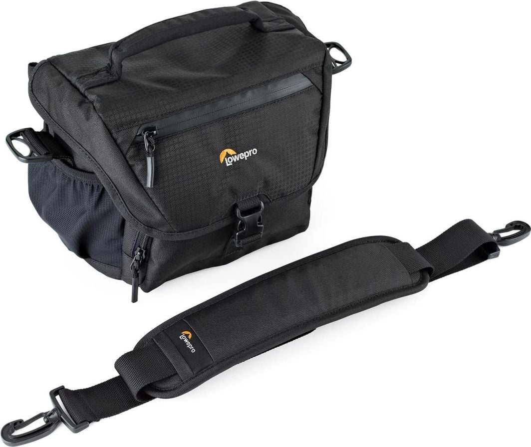 Çantë fotografike Lowepro Nova 160 AW II, për DSLR, rezistente ndaj shiut, e zezë