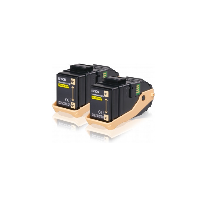 Ngjyrë Epson AL-C9300N 7,5K, 2 copë, e verdhë