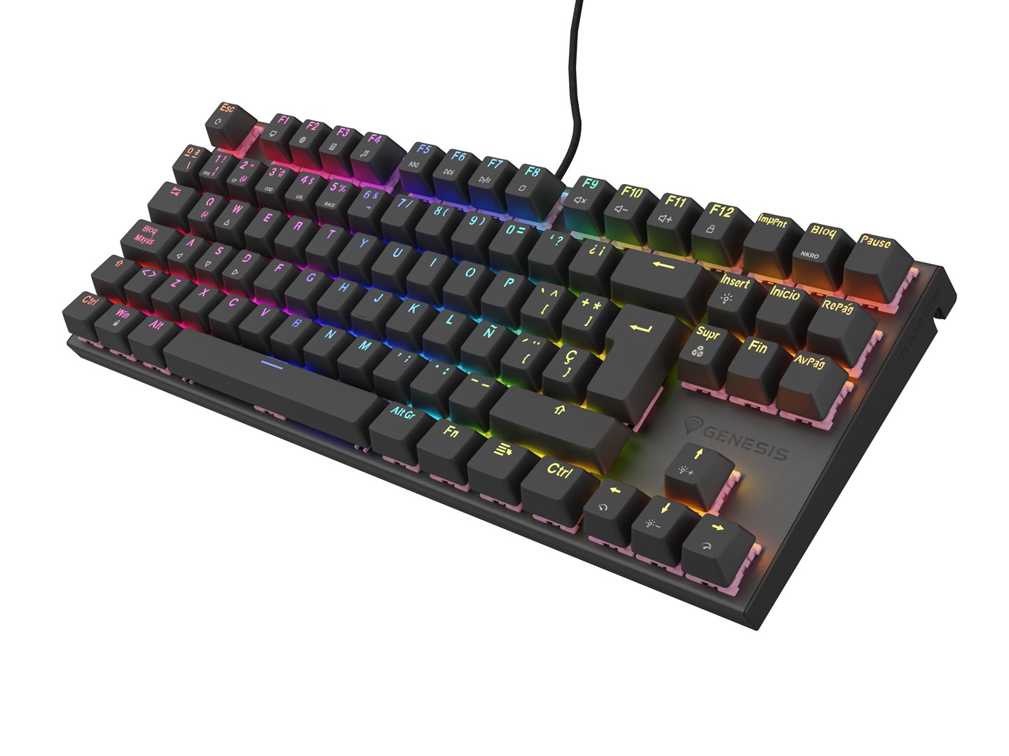Tastierë Genesis Thor 303 TKL, Outemu Peach Silent, e zezë