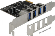 Kartë zgjeruese DeLOCK 90304, PCI Express, 4x USB 3.0, e zezë