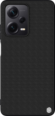Kuti telefoni NILLKIN Textured Nylon, për Redmi Note 12 Pro Plus 5G, najlon me teksturë, e zezë