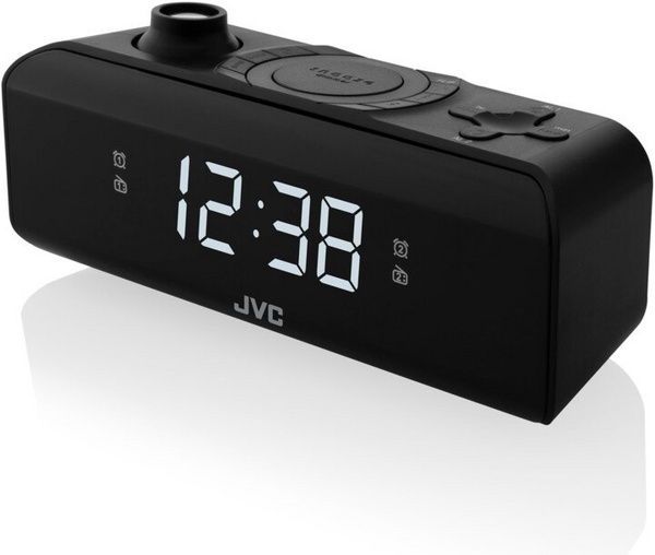 Radio JVC RA-E211B, e zezë