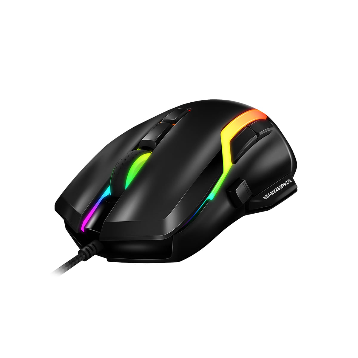 Maus gaming Huzaro HZ-SHOT 3.0, 9D 12000DPI, RGB, i zi