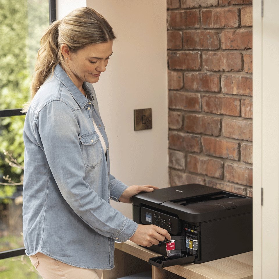 Printer multifunksional Brother DCP-J1360DW, inkjet, WiFi, i bardhë