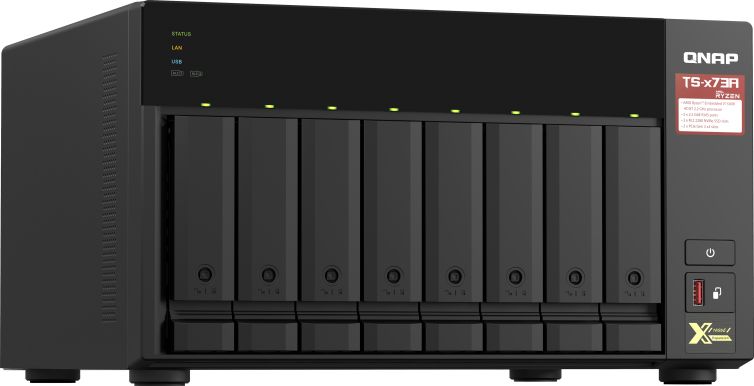 Server NAS QNAP TS-873A-8G, 8 slote HDD, 2.5GbE, i zi