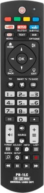 Telekomandë universale Philips për TV LED LCD, pa programim, e zezë