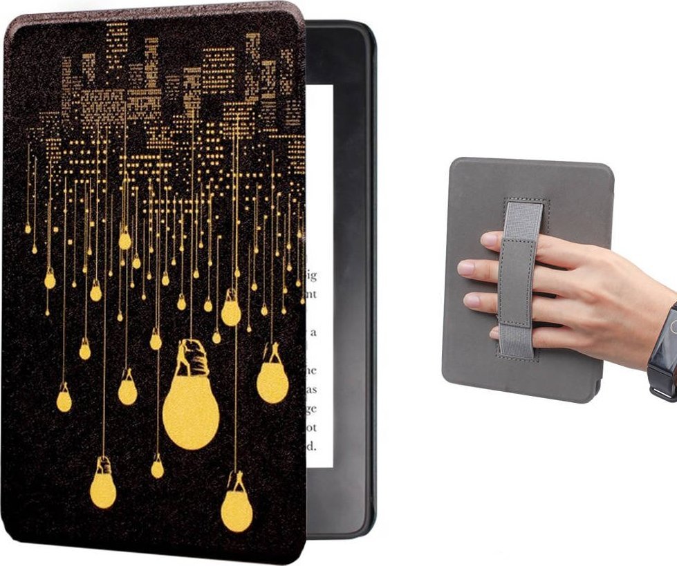 Kopertinë Strado Graphic Smart Case për Kindle Paperwhite 5, mbyllje magnetike, dizajn shumëngjyrësh