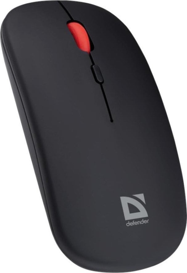 Мишка Defender Virtual MB-635, безжична RF и Bluetooth, 1600 DPI, црна