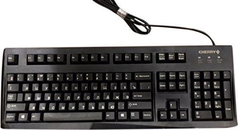 Tastierë Cherry Comfort, me kabllo, RU, e zezë