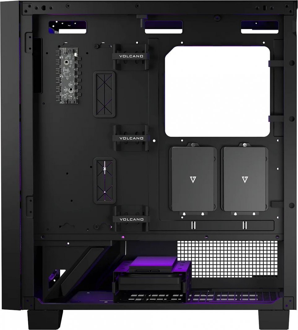 Kasë Modecom Perun Apex ARGB, e zezë, Midi Tower