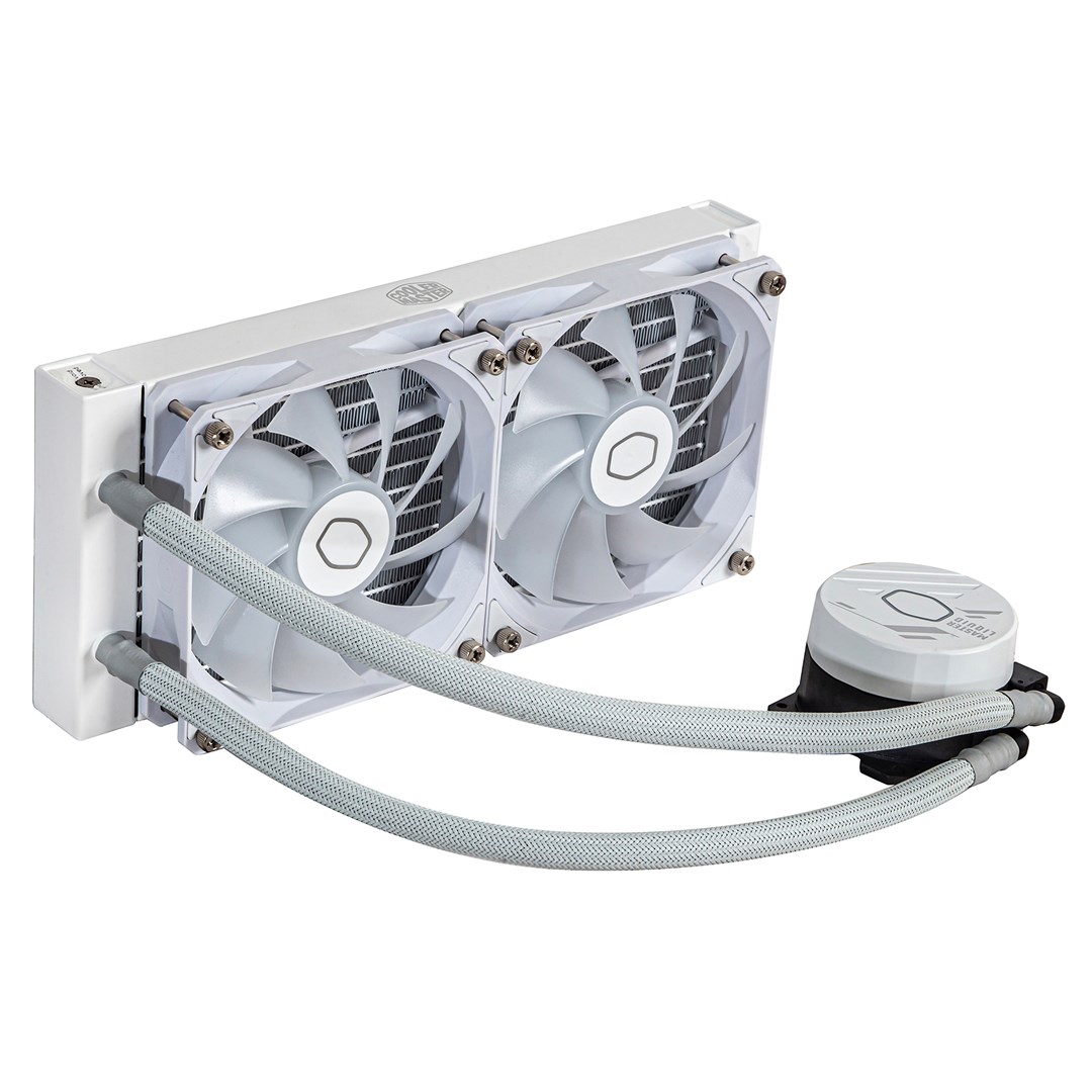 Ftohës me ujë Cooler Master MasterLiquid 240L Core ARGB, 12 cm, i bardhë