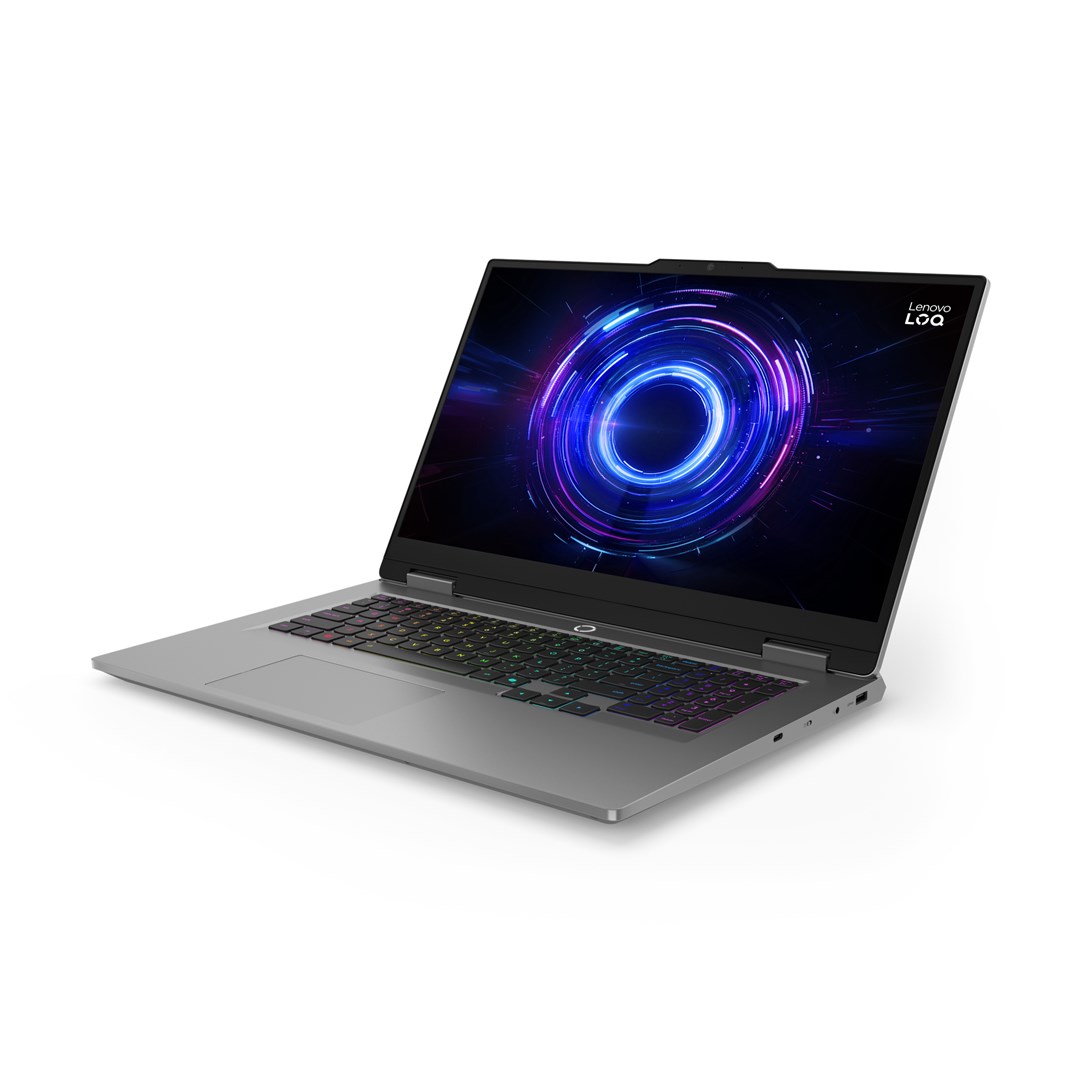 Laptop Lenovo LOQ 17IRX10, 17.3″ IPS FHD 165Hz, i5-13450HX, 16GB, 512GB SSD, GeForce RTX 5050, i hirtë