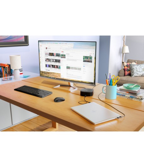 Monitor HP M32f, 31.5", FHD, i zi/ argjendtë