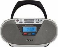 Radio portative Aiwa BBTU-400SL, CD MP3, Bluetooth, argjendtë