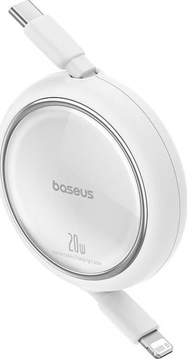 Kabllo zgjatëse Baseus Free2Pull USB C në Lightning, 1m, 20W, e bardhë