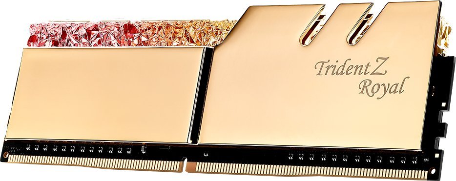 Memorie G.Skill Trident Z Royal, DDR4, 64 GB, 3600 MHz, CL14, F4-3600C14Q2-64GTRGB