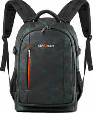 Çantë fotografike K&F Concept KF13.119, 23L, për kamera dhe laptop 14", kamuflazh pylli