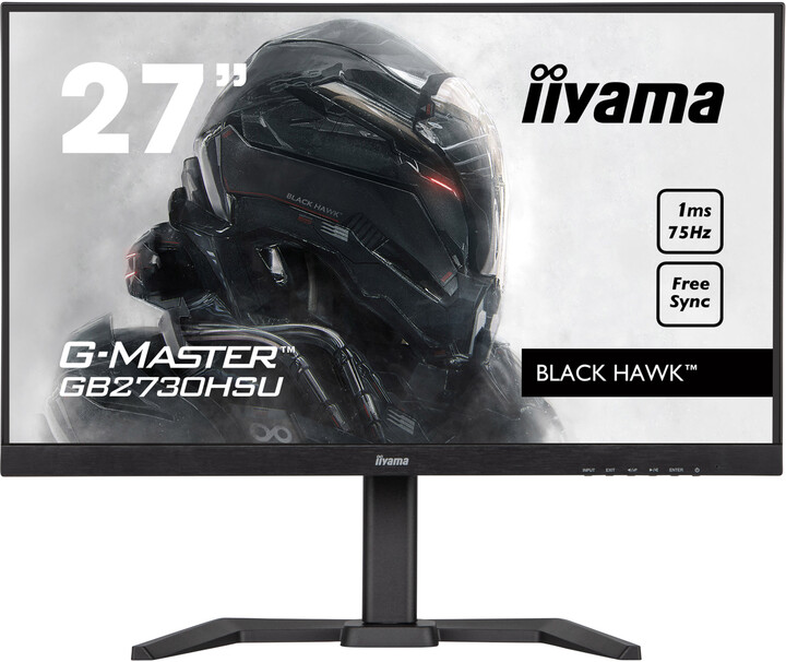 Monitor iiyama G-Master GB2730HSU-B5 - LED, 27", Full HD, i zi
