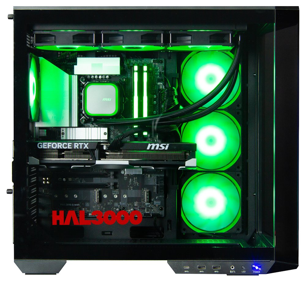 Kompjuter HAL3000 Master Gamer Elite-K, Intel Core Ultra 5 245KF, 32GB RAM, 2TB SSD, RTX 5070 Ti, i zi