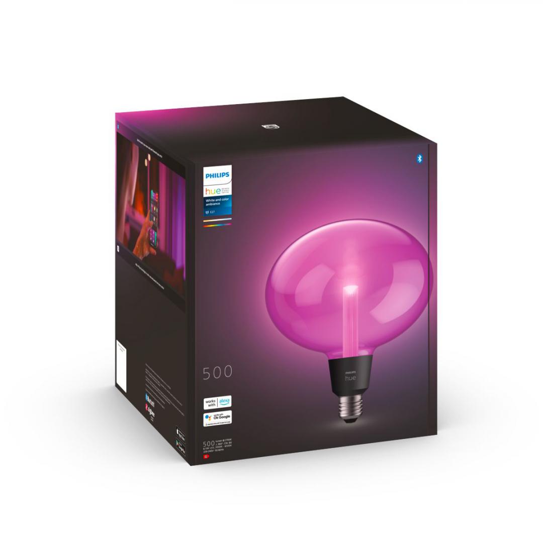 Llambë smart Philips Hue Lightguide Ellipse E27, 6.5W, 500 lm
