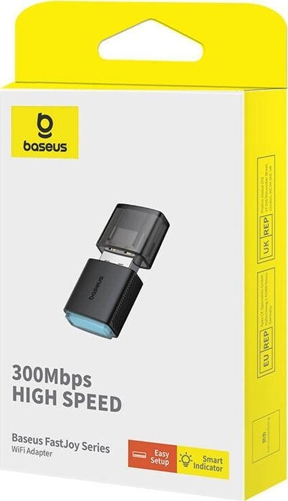 Adapter WiFi Baseus FastJoy, 300Mbps, USB A, i zi