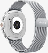 Rrip ore Spigen Metal Fit, për Samsung Galaxy Watch 8 40/44/46mm, metal, argjendtë