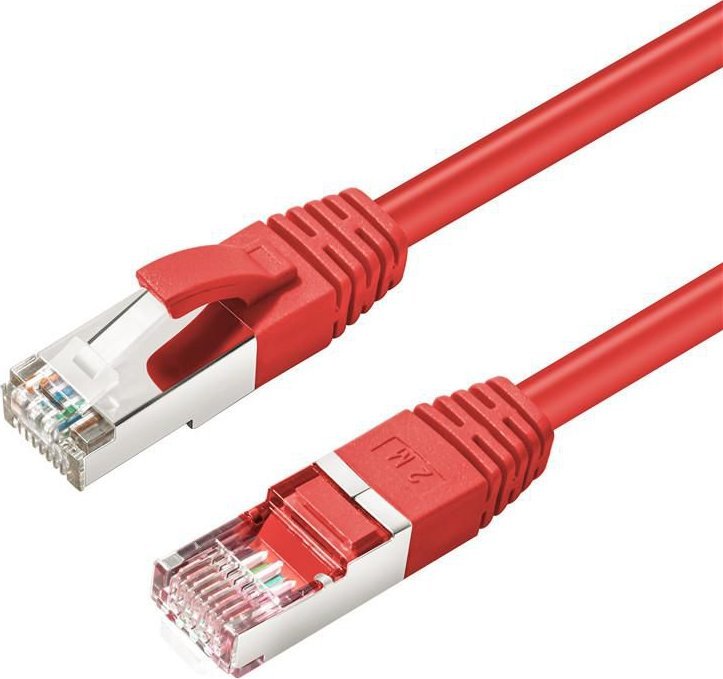 Мрежен кабел Микроконект SSTP6015R, Cat6 S/FTP, 1.5 m, црвен