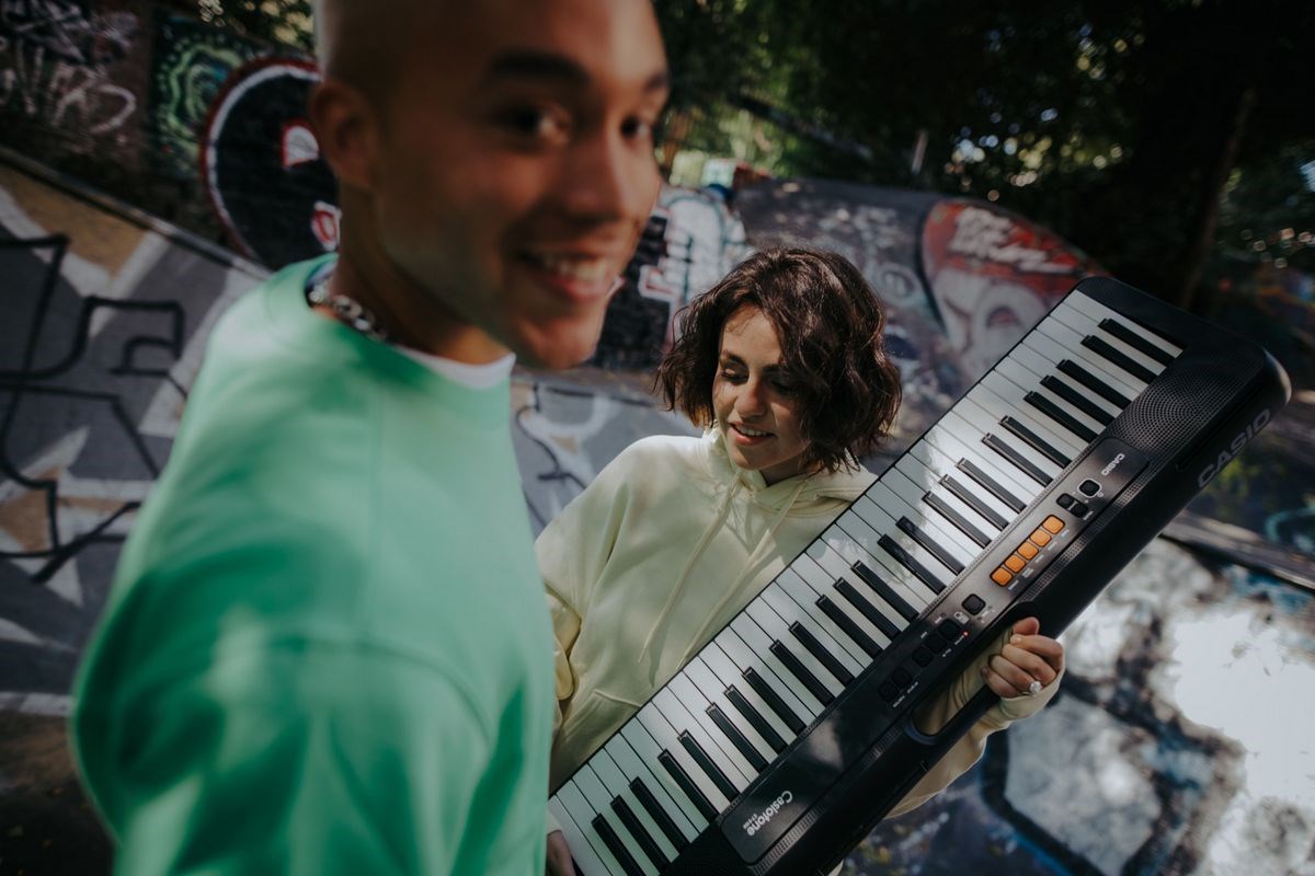 Tastierë Casio Casiotone CT S100, 61 taste, altoparlantë të integruar, e zezë