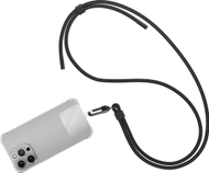 Rrip telefoni 4smarts PhonoLace 540489, universal deri 7", 150cm, transparentsh