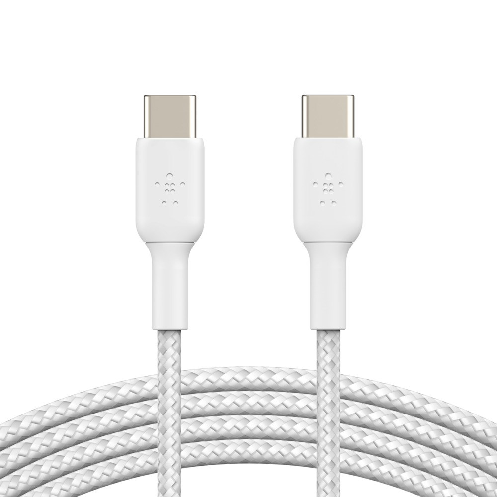 Kabllo USB-C Belkin BoostCharge, 60W, 1m, e bardhë