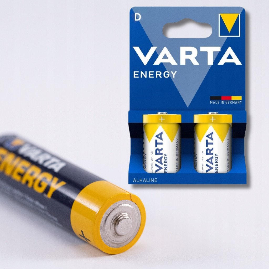 Батерии Varta Energy D, 15800mAh, пакување 2 парчиња