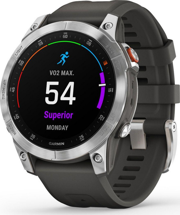 Orë sportive Garmin Epix 2, e hirtë