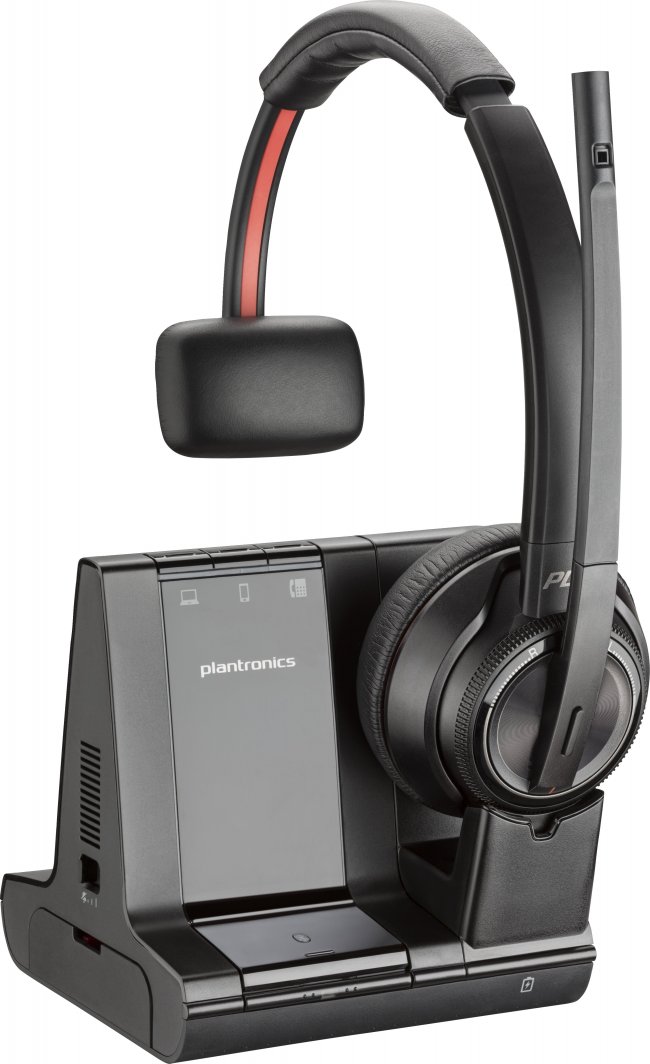 Слушалки со микрофон HP Savi 8210, безжични, црни