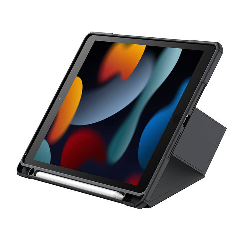 Kapsollë tablet Baseus Minimalist, për iPad 10.2", me mbajtëse stylus, e zezë