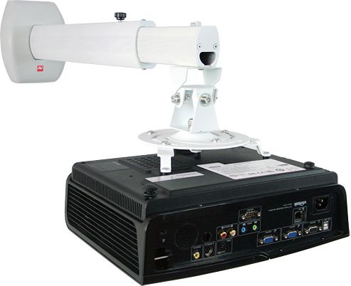 Mbajtëse murale për projektor Avtek WallMount Pro 1200, krah teleskopik, metalike, e bardhë