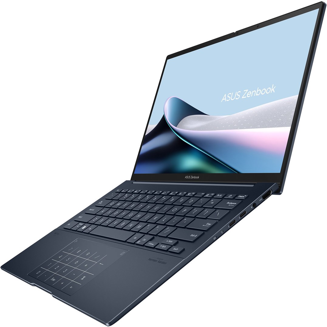 Laptop ASUS Zenbook 14, 14", Intel Core Ultra 5, 16GB LPDDR5X, 512GB SSD, Intel Arc Graphics WLAN+BT, i kaltër i errët