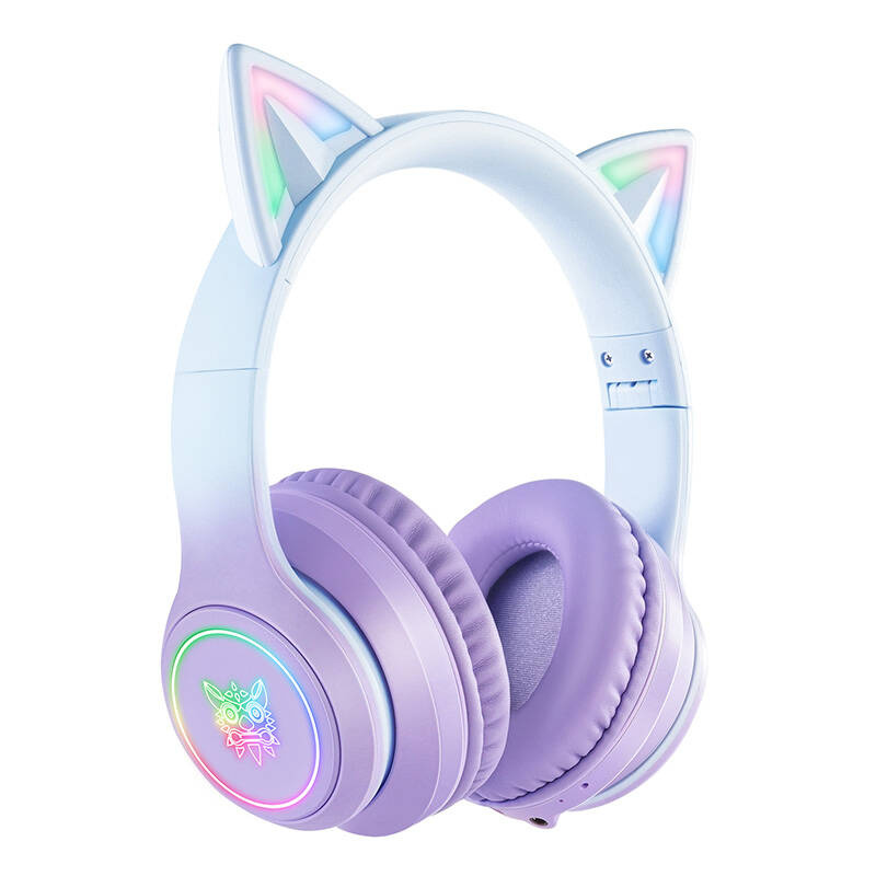 Kufje gaming Onikuma B90, Bluetooth 5.0, RGB, lejla blu
