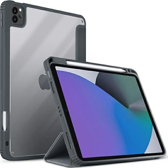 Drжач за таблет Uniq Moven за iPad Pro 11" 2021, антимикробен, сиво charcoal