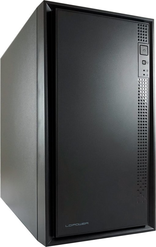 Kuti kompjuteri LC-Power 2016MB Micro Tower, për ATX mATX, e zezë