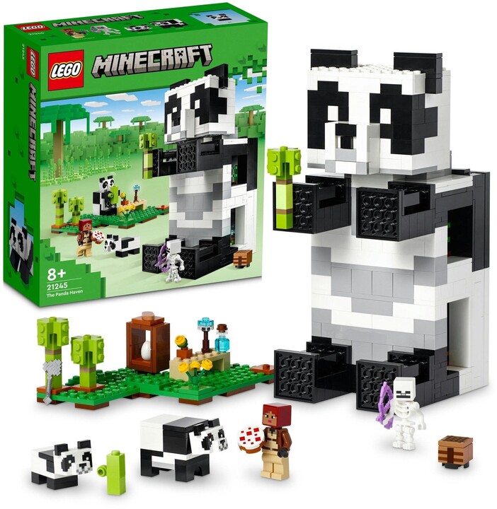Set LEGO® Minecraft 21245 Panda's Sanctuary, 553 pjesë