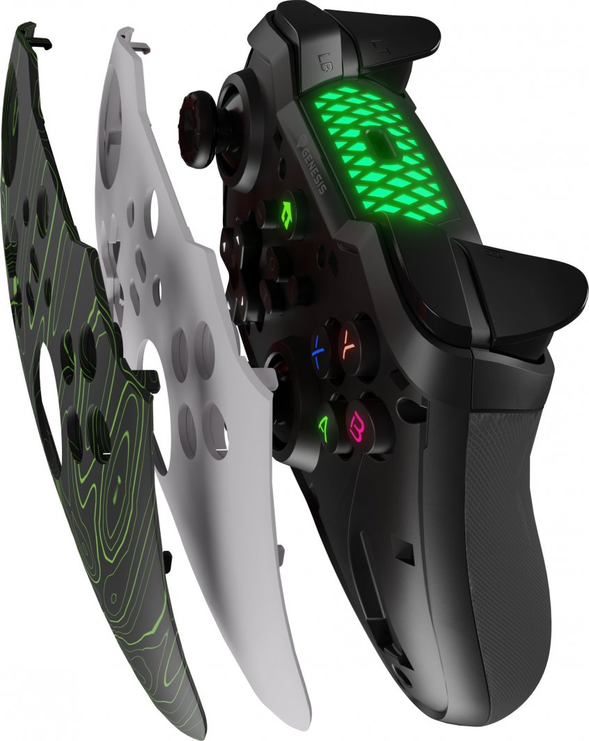 Kontroller Genesis Mangan 400, wireless, i bardhë