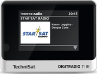 Radio interneti TechniSat DIGITRADIO 11 IR, DAB+, FM, Bluetooth, e zezë